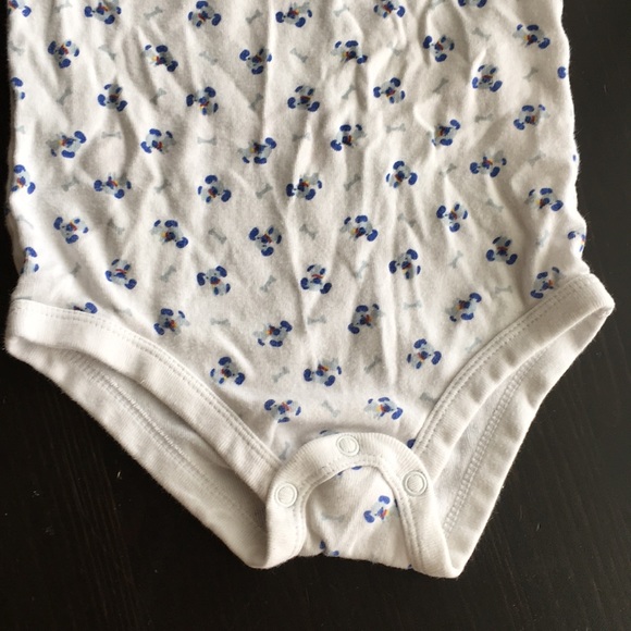 🚨4/$15🚨 George Blue Puppies Onesie - Picture 5 of 7